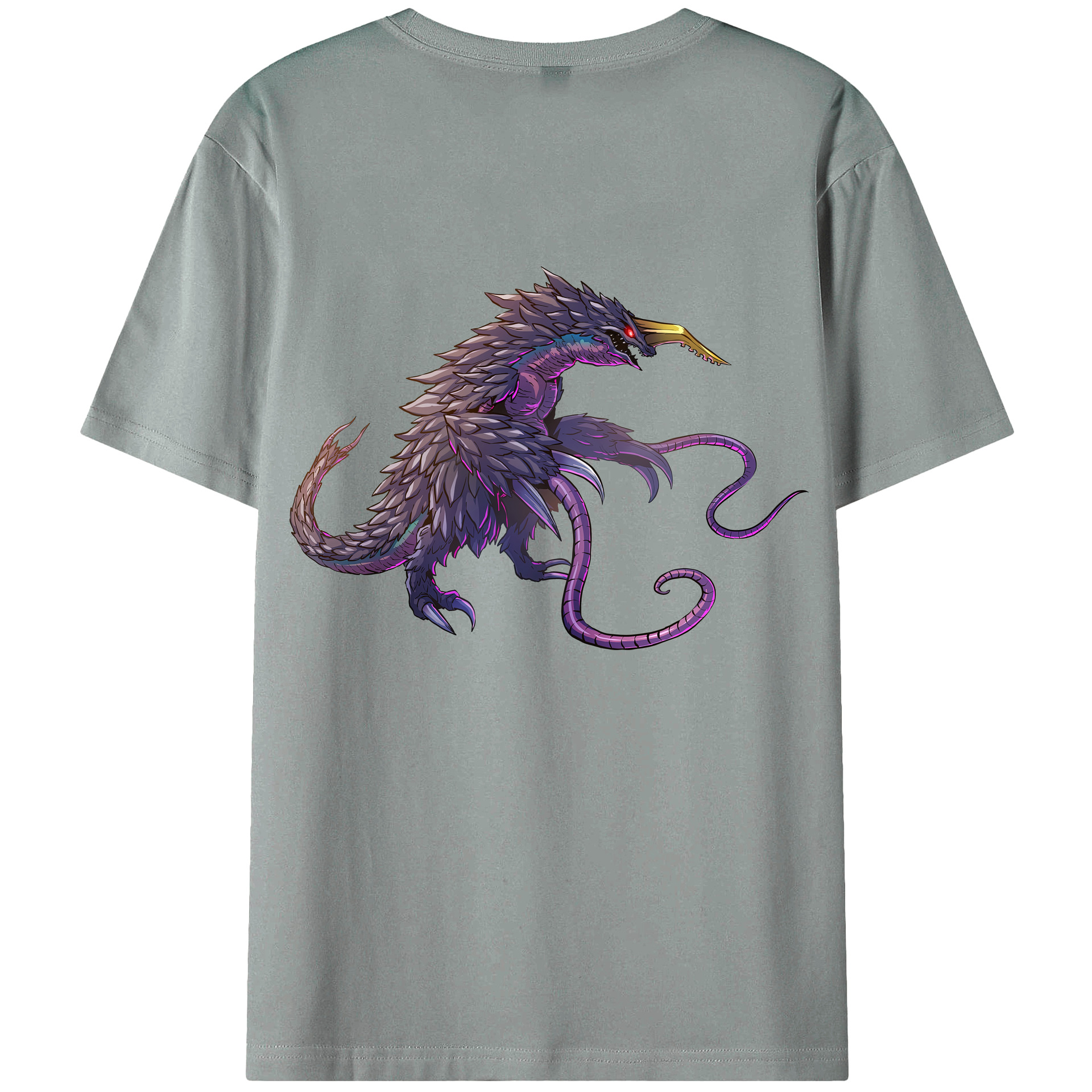 （画像用） ウルトラマン Ultraman 綿100％ メンズ半袖Tシャツ（バックプリント） 通気性